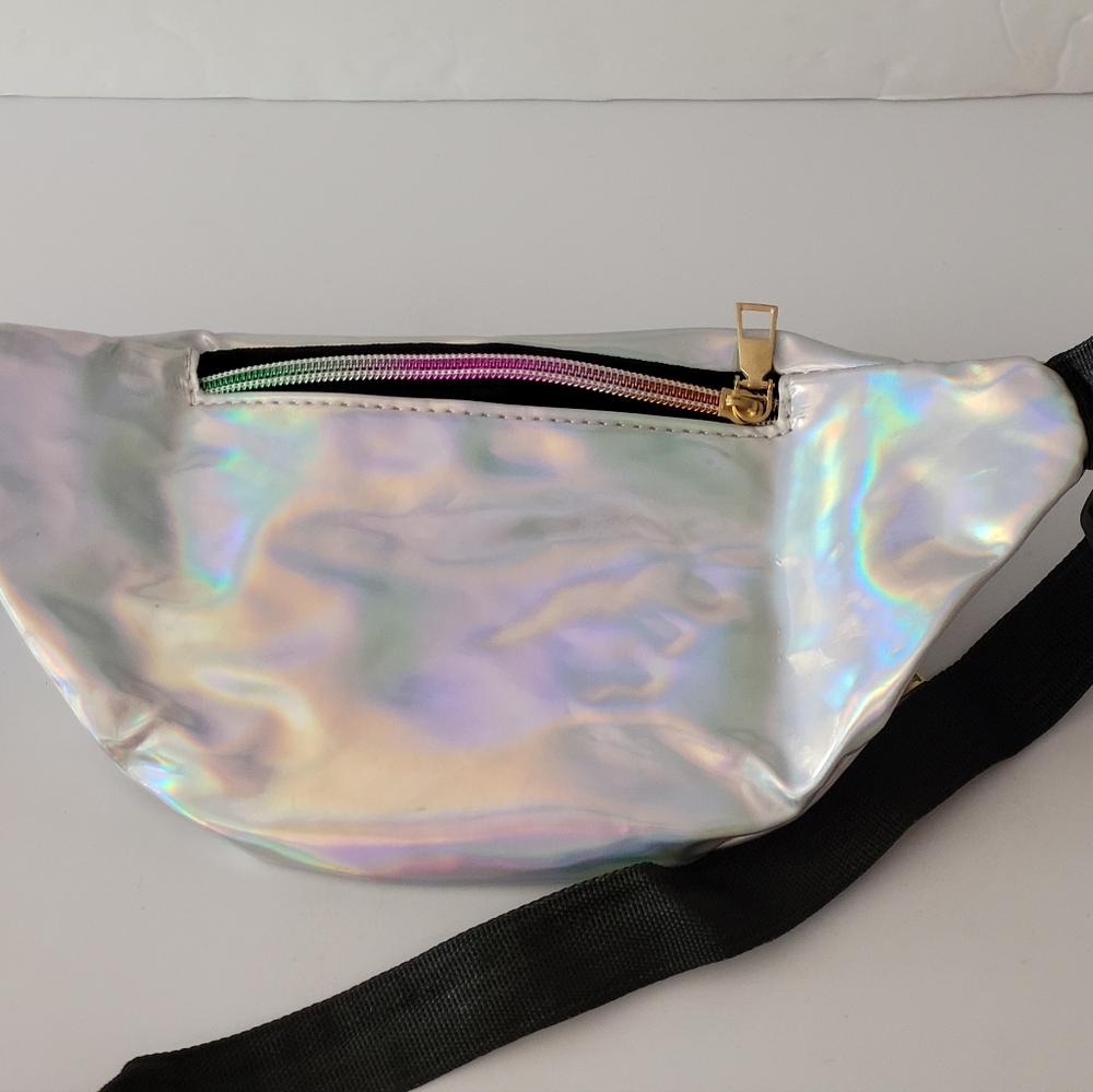 New Women's Holographic Fanny Pack. This includes a holographic fanny pack, perf - Picture 3 of 4